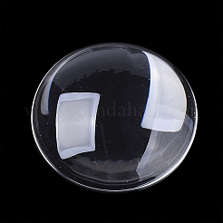 Transparente Glas Cabochons GGLA-R026-18mm-B