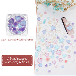 10 Stil Lichtempfindung Harz-Cabochons MRMJ-OC0001-49
