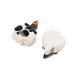 Undurchsichtige Harz-Cabochons zum Thema Halloween CRES-M037-07G