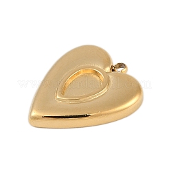 Ionenbeschichtung (IP) 304 Edelstahl Rack Beschichtung Anhänger Cabochon-Einstellungen STAS-U019-25G