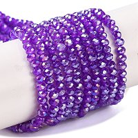 Запекание гальванических нитей стеклянных бусин&nbsp;DGLA-A039-J2MM-B05