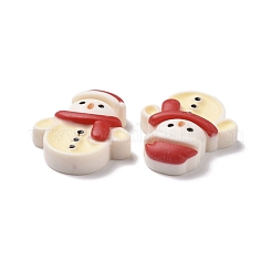 Undurchsichtige Harz-Cabochons des Weihnachtsthemas X-RESI-G029-A07