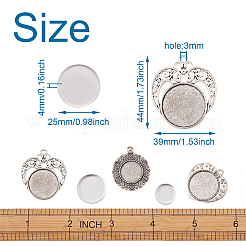 Set zur Herstellung von Anhängern aus Legierung im tibetischen Stil DIY-BY0001-18