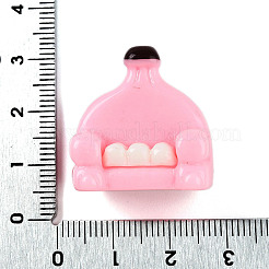 Undurchsichtige Decoden-Cabochons aus Harz RESI-N039-127A