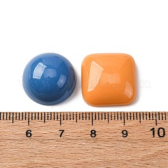 10 Stück opake Harz-Cabochons CRES-D311-01