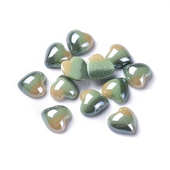 Undurchsichtige Glascabochons GGLA-S038-08D-10x10