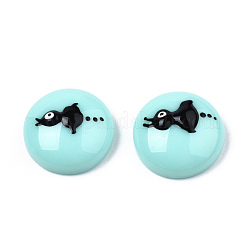 Undurchsichtige Harz-Email-Cabochons CRES-N031-022