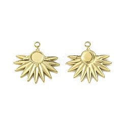 Cabochon-Fassungen für Anhänger aus Edelstahl 304 STAS-L269-038G