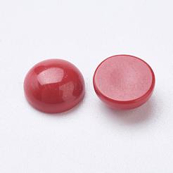 Synthetische Korallen Cabochon G-F501-03-8mm