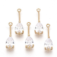 Прозрачные стеклянные подвески&nbsp;GLAA-R212-13E