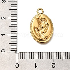 Ionenplattierung (IP) 304 Edelstahl Anhänger Strass-Einstellungen STAS-H225-04G