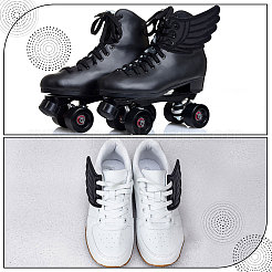 Tuch mit Filzschuhdekorationen DIY-WH0214-39D