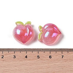 Glitzernde plattierte Harz-Cabochons RESI-H163-11D