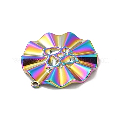 Ionenbeschichtung (IP) 304 Edelstahl Anhänger Strass-Einstellungen STAS-B032-17MC