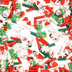 Weihnachten Thema handgemachte Fimo Cabochons CLAY-Q004-13A