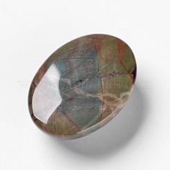Natürliche Blume Achat Cabochon X-G-F296-01-25x18mm