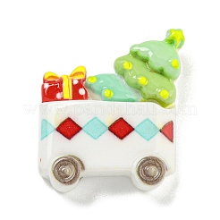 Weihnachts-Deko-Cabochons aus undurchsichtigem Harz RESI-U006-05D