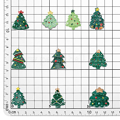 50 stücke 10 arten weihnachtsthema opake harz cabochons RESI-PH0002-08