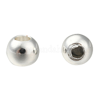 Стойка покрытие латунные круглые распорные бусины&nbsp;KK-I601-3mm-S-RS