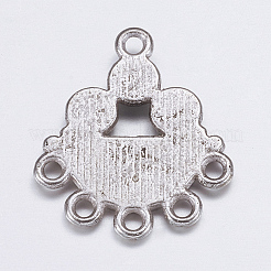 Legierung Rhinestone Connector  Fassungen mit Verbinder EA10681Y