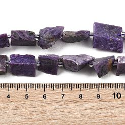 Естественно чароитовыми бисер пряди&nbsp;G-D101-B17