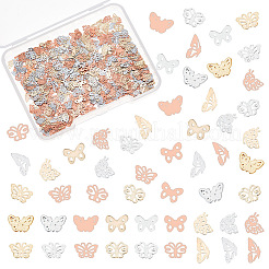 600 Stück Messing-Cabochons im 12-Stil MRMJ-OC0003-31