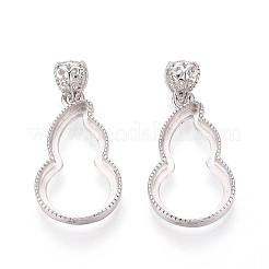 925 Sterling Silber Anhänger Fassungen STER-N016-47P