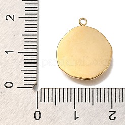 Ionenplattierung (IP) 304 Edelstahl Anhänger Strass Fassung STAS-P371-051G