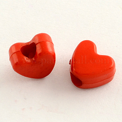 Opake Acrylperlen europäischen SACR-Q099-M12