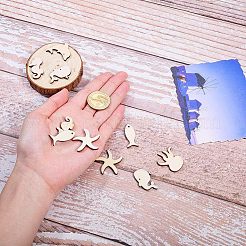 Holz Cabochons WOOD-NB0001-17