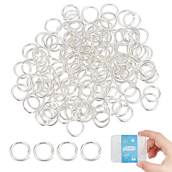 Dicosmetic 150 Stück 925 offene Biegeringe aus Sterlingsilber STER-DC0001-01