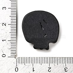 Totenkopf Halloween undurchsichtige Decoden-Cabochons aus Kunstharz RESI-R446-01B