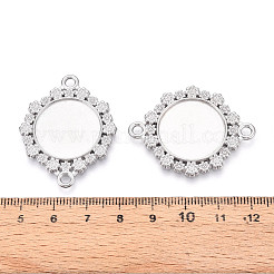 Anlaufgeschützte Cabochon-Fassungen aus Edelstahl 304 STAS-N114-03P
