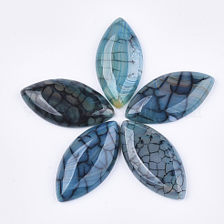 Natürliche Drachenvenen Achat Cabochons G-S349-24D