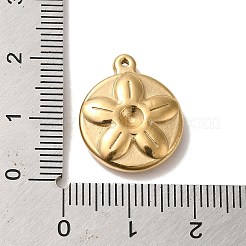 304 Edelstahl Anhänger Strass Fassungen STAS-L022-237G