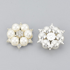 Legierungsrhinestone flache hintere Cabochons RB-S048-19S
