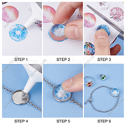DIY-Set zur Herstellung eines halbrunden Schmucksets DIY-SC0018-24
