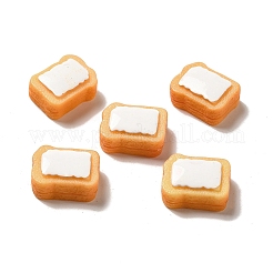 Undurchsichtige Decoden-Cabochons aus Kunstharzimitat für Lebensmittel RESI-A033-05C