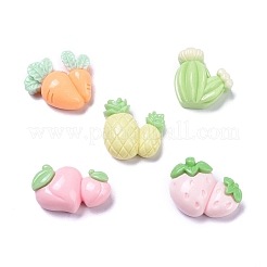 Undurchsichtige süße Decoden-Cabochons aus Harz RESI-B024-04