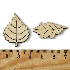 100 Stück Holzcabochons WOOD-G020-06