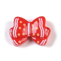 Undurchsichtige Harz-Cabochons mit Weihnachtsmotiv RESI-H162-06E