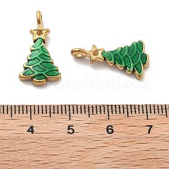 Ionenbeschichtung (IP) 304 Edelstahl Emaille Anhänger Strass Fassung STAS-R138-03G
