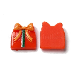 Weihnachtliche Cabochons aus undurchsichtigem Harz RESI-K019-40