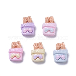 Undurchsichtige süße Decoden-Cabochons aus Harz RESI-B024-01K