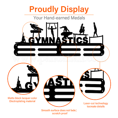 Shop SUPERDANT Male Gymnastics Medal Hanger Display Gymnast Sports