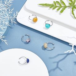 DIY-Sets zur Herstellung von Fingerringen aus Edelstahl DIY-UN0002-29P