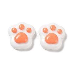 Cartoon weiße Katze Harz Decoden Cabochons CRES-R203-01E