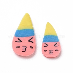 Handgemachter Ton-Cabochon CLAY-A002-18