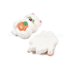 Katzenmotiv Harz Cabochons CRES-E003-04