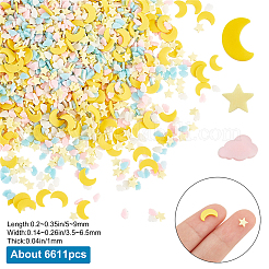 Handgemachter Ton-Cabochon CLAY-CP0001-03